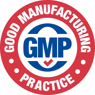 Good Manufacturing Practice (GMP) certification seal